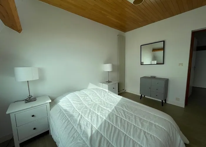 Tatil Evi Bord De Avec Jardin Et Wifi Gratuit - Fr-1-361-76 Saint-Pair-sur-Mer